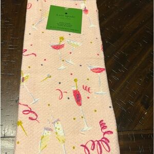 Kate Spade Pink Celebration Kitchen Towels Set of 2